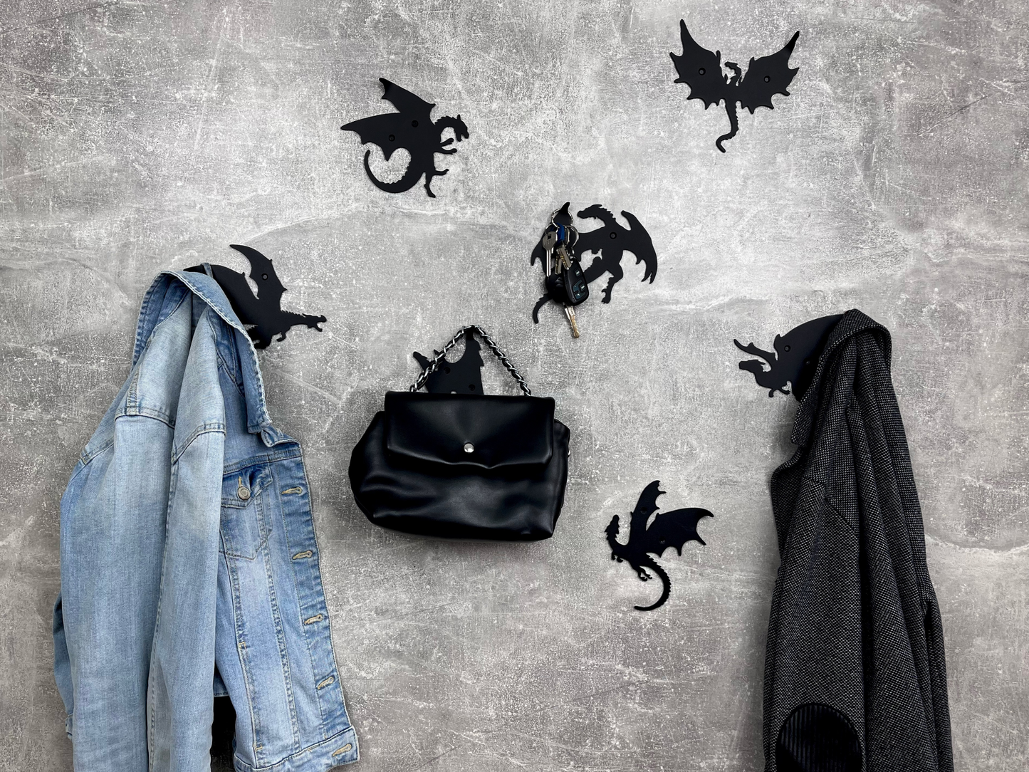 Dragon coat rack